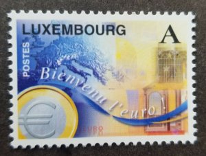 *FREE SHIP Luxembourg Introduction Of Euro 1999 Coin Currency Money (stamp) MNH