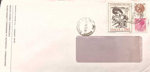 C) 1976, ITALY, INTERNAL MAIL, WITH MULTIPLE STAMPS. XF