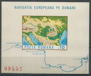 Romania  Scott # 2744A -  MH   (imperf s/s)