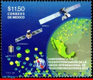 2697 MEXICO 2010 ITU CONFERENCE, SCIENCE, SPACE EXPLORATION, MNH