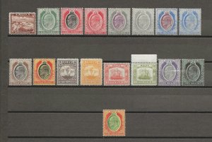 MALTA 1904/14 SG 45/63  MINT Cat £300