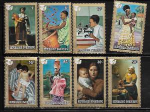 Rwanda 665-72 International Year of Women Mint NH