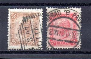 Austria 104-105 used