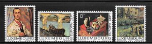 Luxembourg Scott 559-62 Unused LHOG - 1975 Cultural Series - SCV $4.75