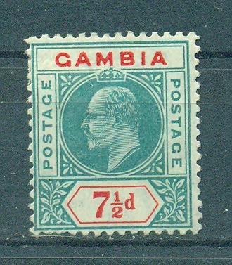 Gambia sc# 54 mh cat value $21.00