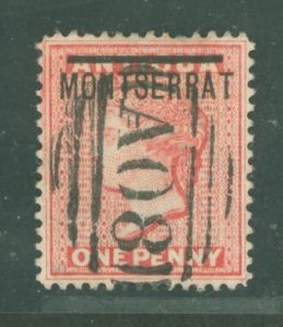 Montserrat #6 Var Used Single