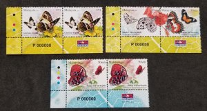 *FREE SHIP Malaysia Butterfly 2008 Insect Flower (stamp) MNH *P000000 *VIP *Rare