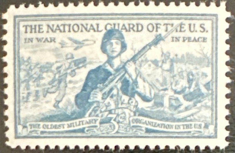 Scott #1017 1953 3¢ National Guard MNH OG XF/Superb