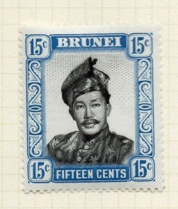 Brunei 1952 Early Issue Fine Mint Hinged 15c. NW-183482