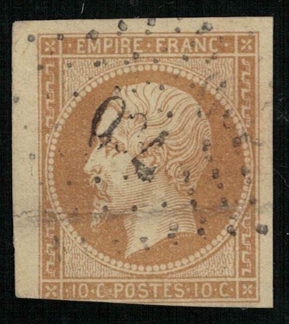 Emperor Napoléon III, 10 c, 1853 -1861, MC #12Ia (T-6490)