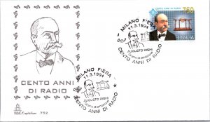 Italy FDC 1994 - One Hundred Years of Radio / Augusto Righi - Milan - F42090