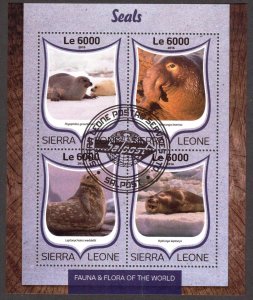 Sierra Leone 2016 Seals Sheet Used / CTO