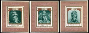 Ajman Michel 1001-1008, MNH, Christmas and Popes, 8 deluxe sheets