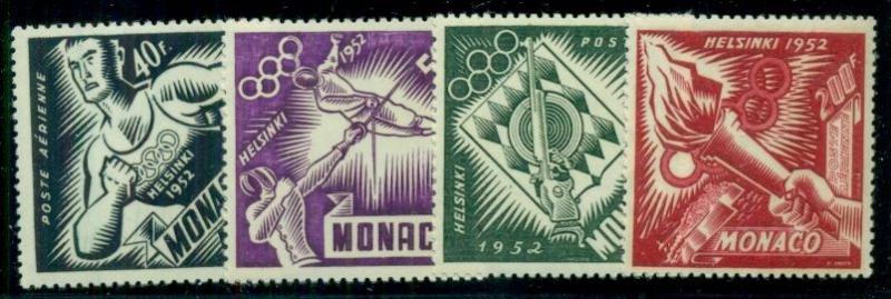 MONACO #C36-9 Complete set, og, NH, VF, Scott $66.00