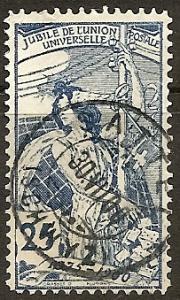 Switzerland  100 Used 1900 25c UPU Allegory