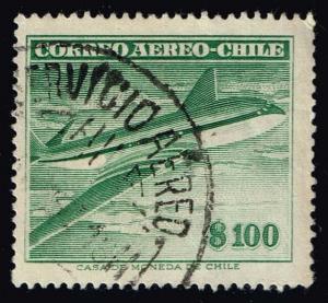 Chile #C187 Comet Air Liner; Used (0.25)