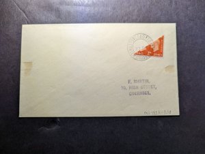 1940 England British Channel Islands Bisect Cover Guernsey CI Local Use