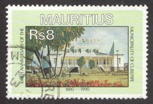 1990 Mauritius Sc #728 100th Anniversary of Municipality of Curepipe - Used Cv$7