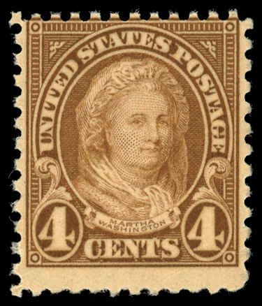 US Sc 636 MNH - 1927 4¢ - Martha Washington