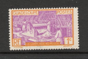 Guadeloupe  Scott # 96 used   Single   NO  GUM