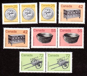 CANADA Scott # 1080-1083, MNH, Face = $ 4.13 Lot 230726-15