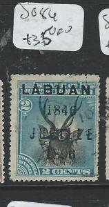 LABUAN (P2207B) 2C DEER SG 84  VFU 