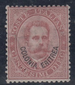 Italy Eritrea n. 4 cat.3900$ SUPER CENTERED  MNH**