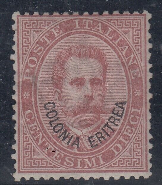 Italy Eritrea n. 4 cat.3900$ SUPER CENTERED  MNH**