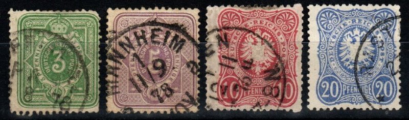 Germany #29-32    F-VF Used  CV $12.40   (X3774)