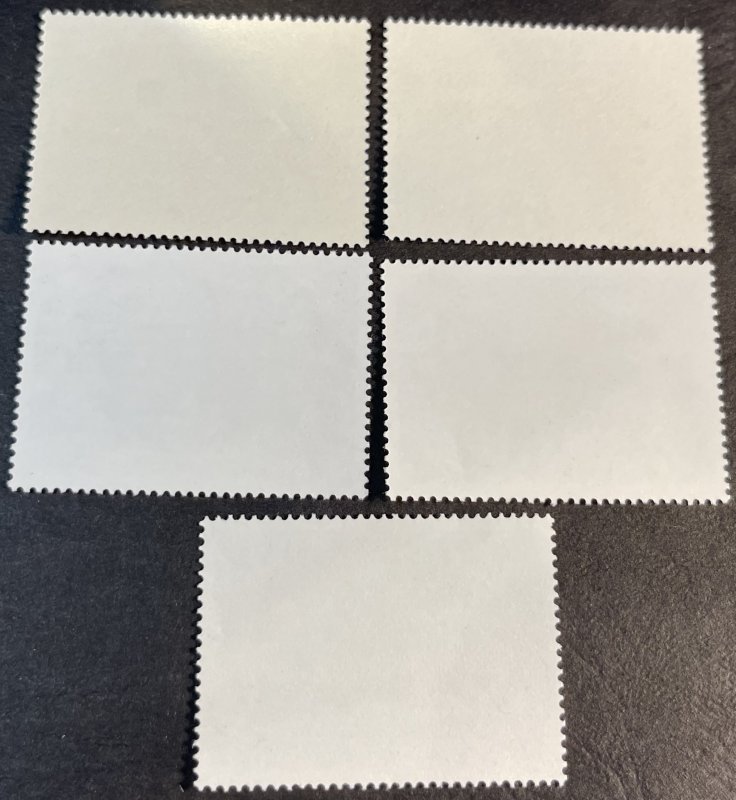 ALDERNEY # 42-46-MINT/NEVER HINGED--COMPLETE SET--1989-93