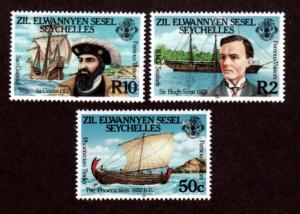 Zil Elwannyen Sesel Seychelles 111-113 Mint NH MNH!