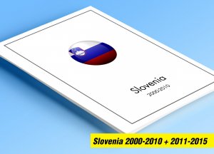 COLOR PRINTED SLOVENIA 2000-2015 STAMP ALBUM PAGES (119 illustrated pages)