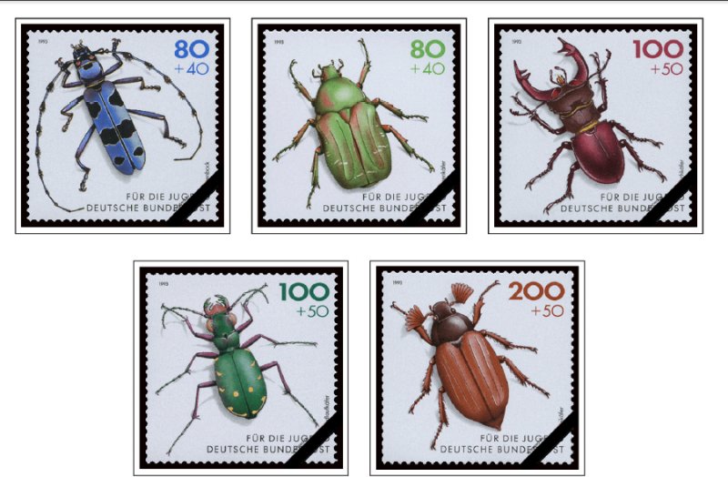 GERMANY STAMP ALBUM PAGES DVD 1868-2011 (818 color illustrated pages)