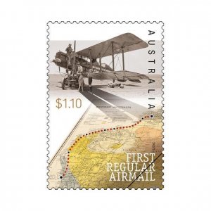 2021 Australia  First Regular Airmail  (Scott 5396) MNH