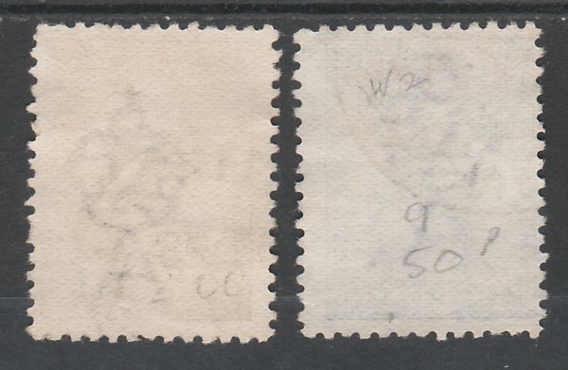 AUSTRALIA 1913 KANGAROO 5D AND 6D 1ST WMK USED