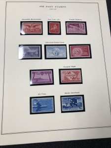 US Airmail Collection C1-48 Never Hinged, Some Extra’s 