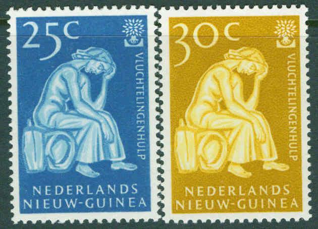 Netherlands New Guinea Scott 39-40 MNH** set 1960