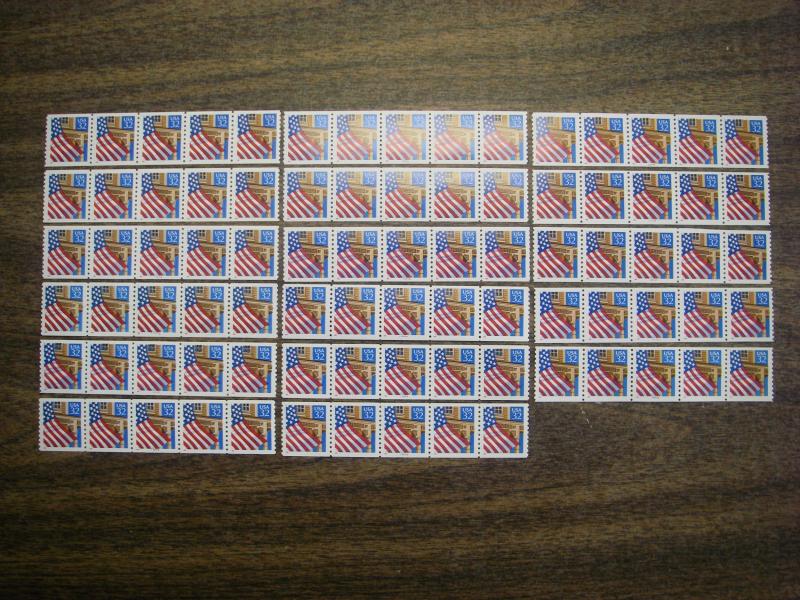 Scott 2913, 32c Flag over Porch, PNC5 Collection of 17 Diff, MNH Coil Beauties