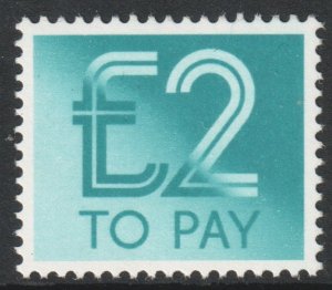 GB Scott J102 - SG D100, 1982 Postage Due £2 To Pay MH*