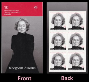 Canada 3315 Margaret Atwood P pane 6 MNH 2021