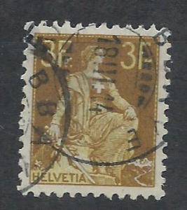 SWITZERLAND SC# 145 VF U 1908