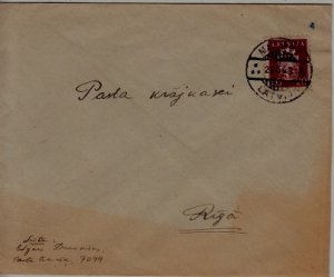 Latvia used cover 23.3.40 Mazirbe