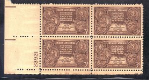 USA SCOTT # 972 BLOCK OF 4, 3c 1948 BLK #23921