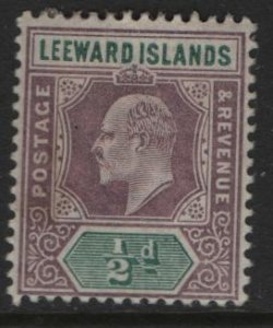 LEEWARD ISLANDS 20 MINT (LH) F/VF