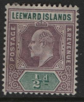 LEEWARD ISLANDS 20 MINT (LH) F/VF