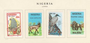 COLLECTION OF NIGERIA STAMPS FROM 1971-2000 - 290V ON ALBUM PAGES