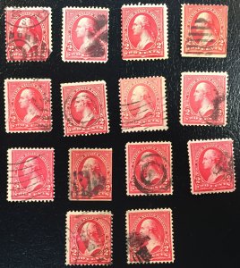 US #267 LOT w/faults