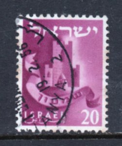 Israel  Scott # 106 used single