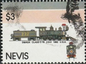 Nevis,  #223a Used From 1983-86