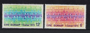 Ireland Entry into European Communities 2v 1973 MNH SG#325-326